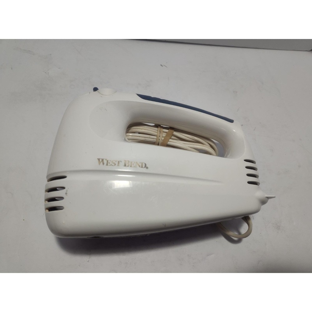 Vtg West Bend 8 speed Electric Hand Mixer 41068 Made In USA Tested